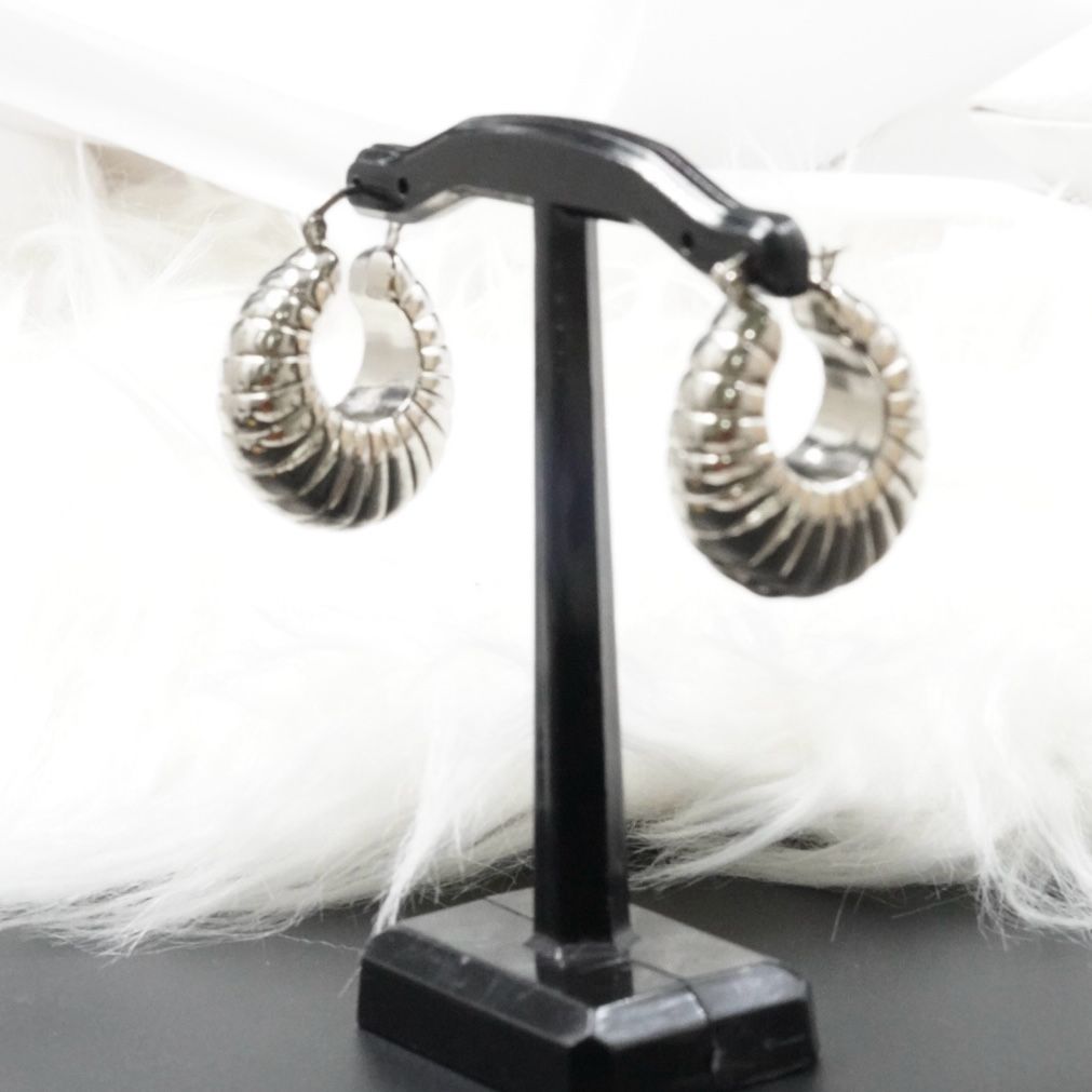 Miniatura 4 de CANDONGA CARACOL MEDIANA PLATEADA